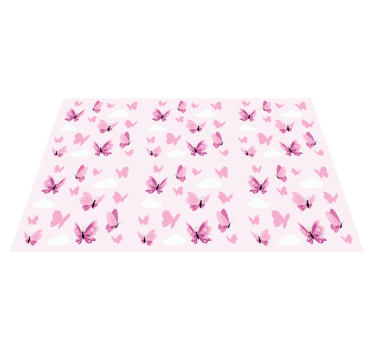 Tischset kinder mit schmetterlingsdruck - TenStickers