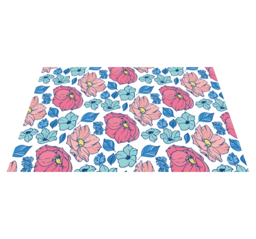 Tischsets originell mit botanischer kunst - TenStickers