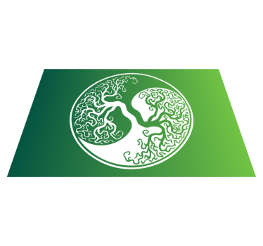 Tischsets originell Ursprünglicher yin-yang-baum des lebens - TenStickers