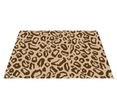 Tischset textur im leopardenmuster - TenStickers