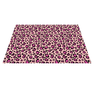 Tischsets originell im pinken leopardenmuster - TenStickers