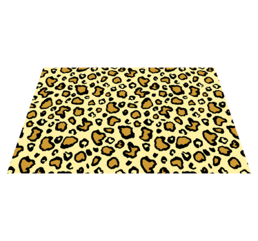 Tischsets originell mit leopardenfell-motiv - TenStickers