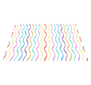 Tischset textur mit wellenmuster druck - TenStickers