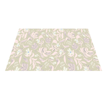 Tischsets originell mit botanischer blätter-inspiration - TenStickers