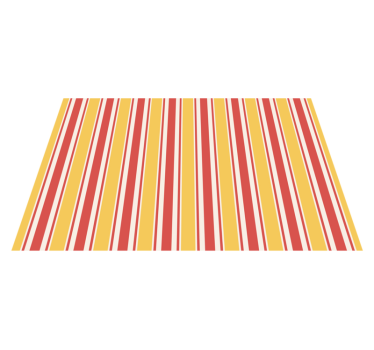 Tischset kinder mit buntem streifenmuster - TenStickers