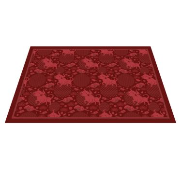 Tischsets originell mit charmantem bullenmuster - TenStickers