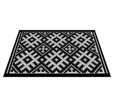 Tischset textur im traditionellen strickmuster - TenStickers