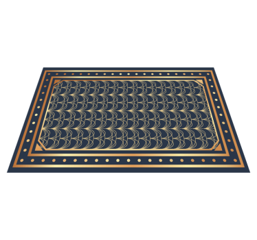 Tischset modern mit anspruchsvollem geometrischem muster - TenStickers