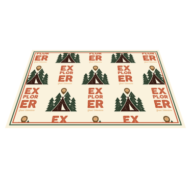 Tischsets originell entdecker abenteuer muster - TenStickers
