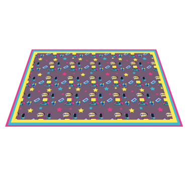 Tischsets originell bunter sternenhimmel druck - TenStickers