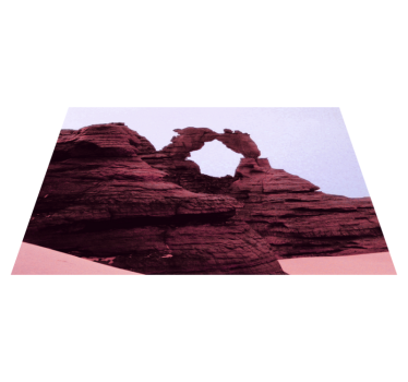 Tischset textur malerische felsformation - TenStickers