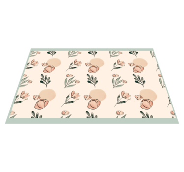 Tischsets originell mit floralem akzent - TenStickers