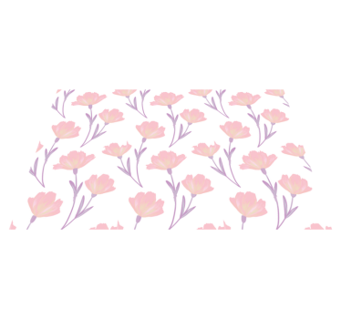Tischsets originell im pinken blumen-design - TenStickers