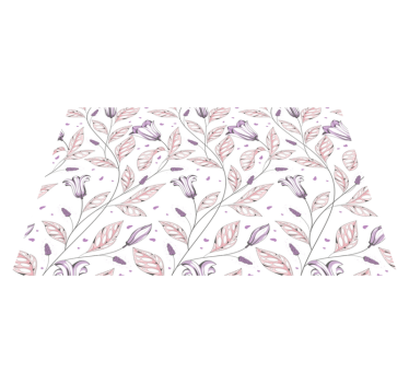 Tischsets originell mit floralem muster design - TenStickers