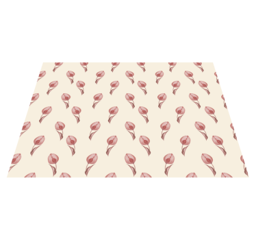 Tischsets originell mit zartem blumenmuster - TenStickers