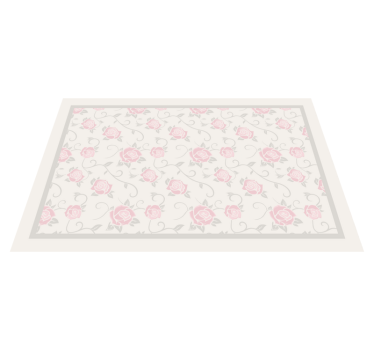 Tischset elegant Kleine blumen im vintage-stil - TenStickers