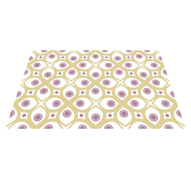 Tischsets originell Traditionelles helles 80er-muster - TenStickers
