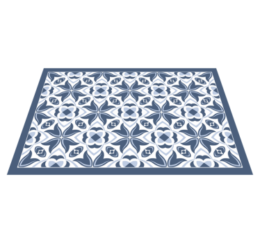 Tischset textur mit anspruchsvollem pflanzenmotiv - TenStickers