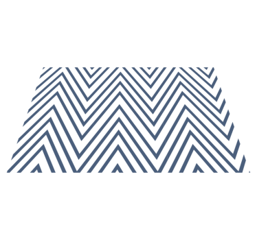 Tischset modern mit elegantem zickzackmuster - TenStickers