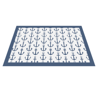 Tischsets originell mit anker-muster oberfläche - TenStickers