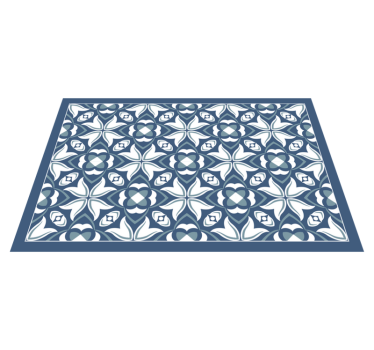 Platzset modern Moderne blaue vase "hampton-stil" - TenStickers