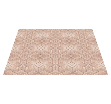 Tischset textur geometrisches holz-muster - TenStickers