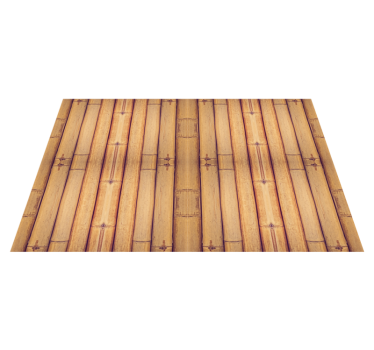 Platzset Textur Bambus-holz-textur-effekt - TenStickers