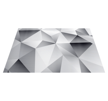 Tischset modern mit geometrischem metallic-muster - TenStickers