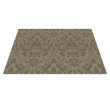 Tischset textur mit filigranem botanischen design - TenStickers