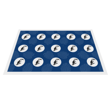 Tischsets originell mit tropischem vogelmotiv - TenStickers