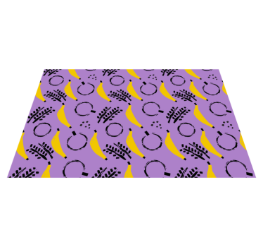Tischsets originell mit bananenmuster - TenStickers