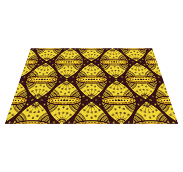 Tischset textur mit komplexem geometrischen muster - TenStickers