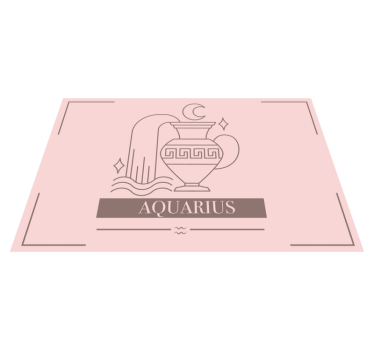 Tischset Text wassermann sternzeichen symbol - TenStickers