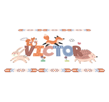 Tischset kinder tierfreunde versammlung - TenStickers