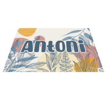 Tischsets originell im stilvollen namensdesign - TenStickers
