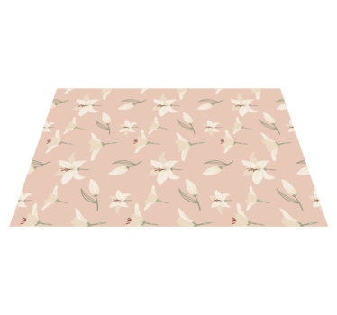 Tischset weihnachten florale tischwäsche - TenStickers