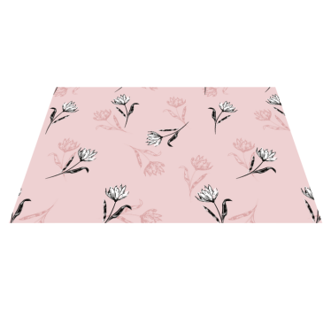 Tischset textur elegante botanische komposition - TenStickers