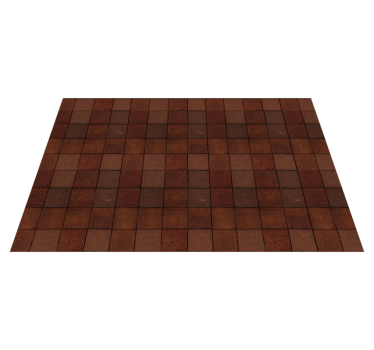 Tischset textur quadrat braun muster - TenStickers