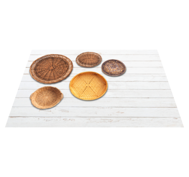 Tischsets originell aus geflochtener korbkollektion - TenStickers