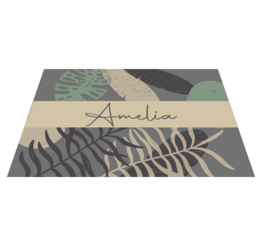 Platzset modern Dschungel im "boho"-stil - TenStickers