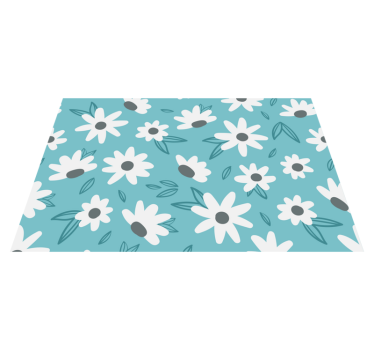 Platzset modern "oma chic" blumen - TenStickers