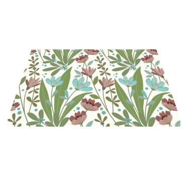 Tischsets originell mit botanischem blattmuster - TenStickers