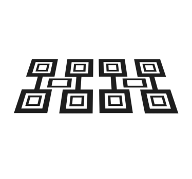 Tischset modern modernes kariertes motiv - TenStickers