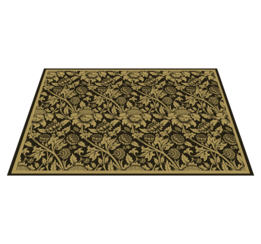 Tischset elegant botanische eleganz - TenStickers