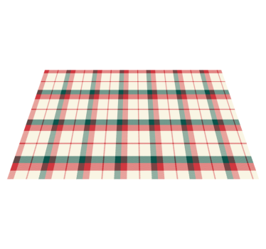 Platzset Texturen Weihnachtstartan - TenStickers