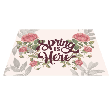 Tischset Zuhause der frühling ist da - TenStickers