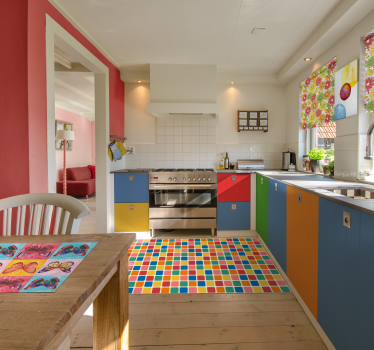 Tischsets originell mit lebhaftem schmetterlingsemblem - TenStickers
