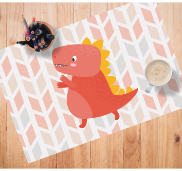Kinder Tischset Verrückter dinosaurier - TenStickers