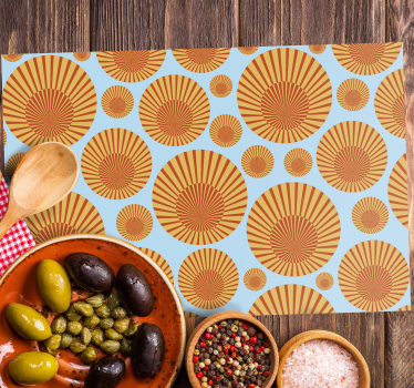 Platzset 70's Sun Sonnenschein der 70er jahre - TenStickers