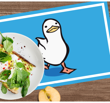 Platzset modern Swaggy walking ente - TenStickers